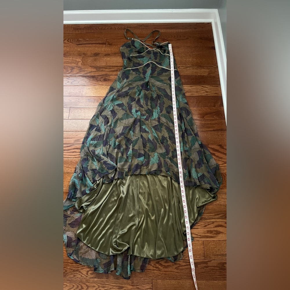 Diesel Dress Silk Dress Fregius Vestito Chiffon High Low Sz M - Picture 15 of 15